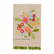 Load image into Gallery viewer, FLORAL EMBROIDERED TOWELS
