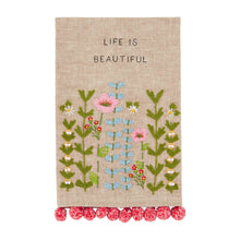 Load image into Gallery viewer, FLORAL EMBROIDERED TOWELS
