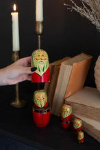 Load image into Gallery viewer, The Holiday Aisle® SET OF FIVE NESTING SANTA DOLLS
