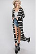 Load image into Gallery viewer, B/W Stripe Duster
