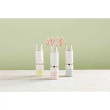 Load image into Gallery viewer, Green Stripe Bunny Vase
