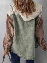 Load image into Gallery viewer, Army Green Waffle Shacket
