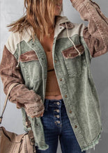 Load image into Gallery viewer, Army Green Waffle Shacket
